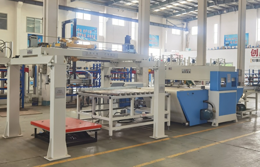 LVT地板裁断机生产线出口斯里兰卡