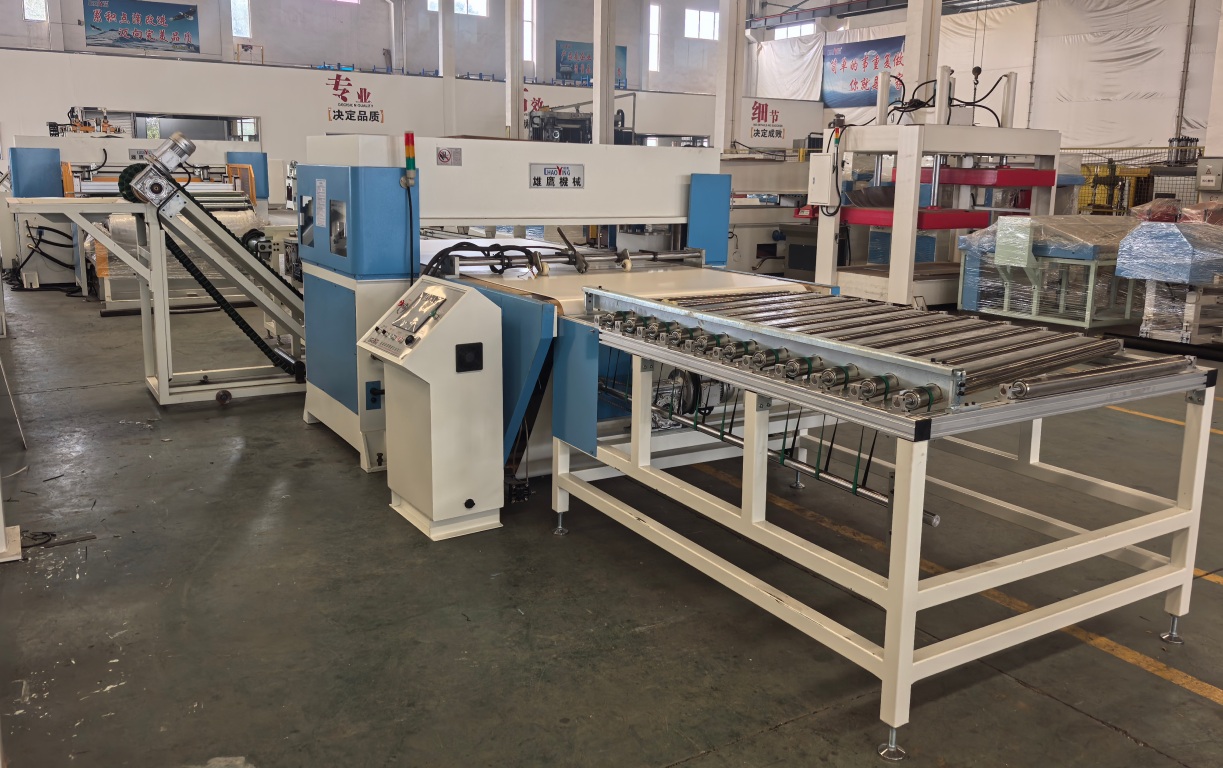 150T地板裁断机生产线发货德州客户