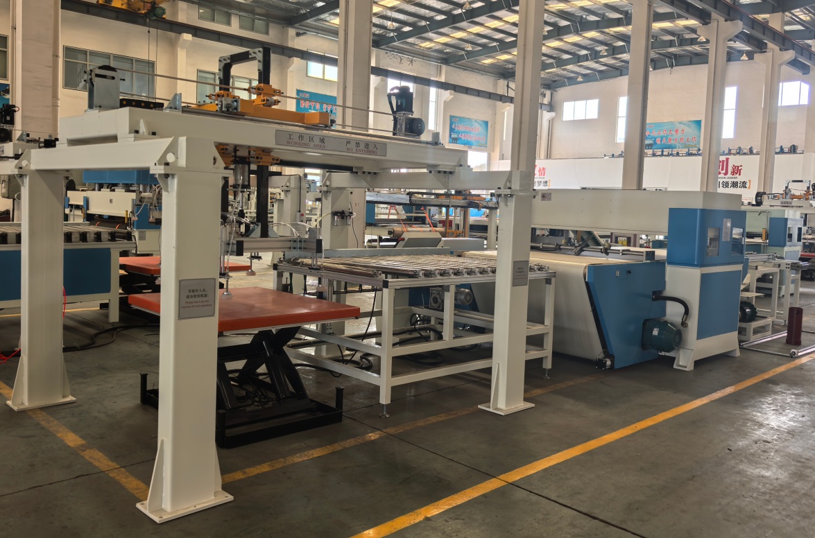 LVT地板自动裁断机生产线出口埃塞俄比亚